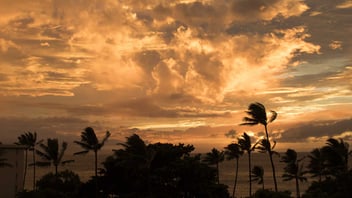 Hurricane at Sunset